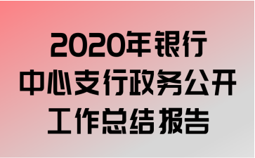 2020֧񹫿ܽᱨ